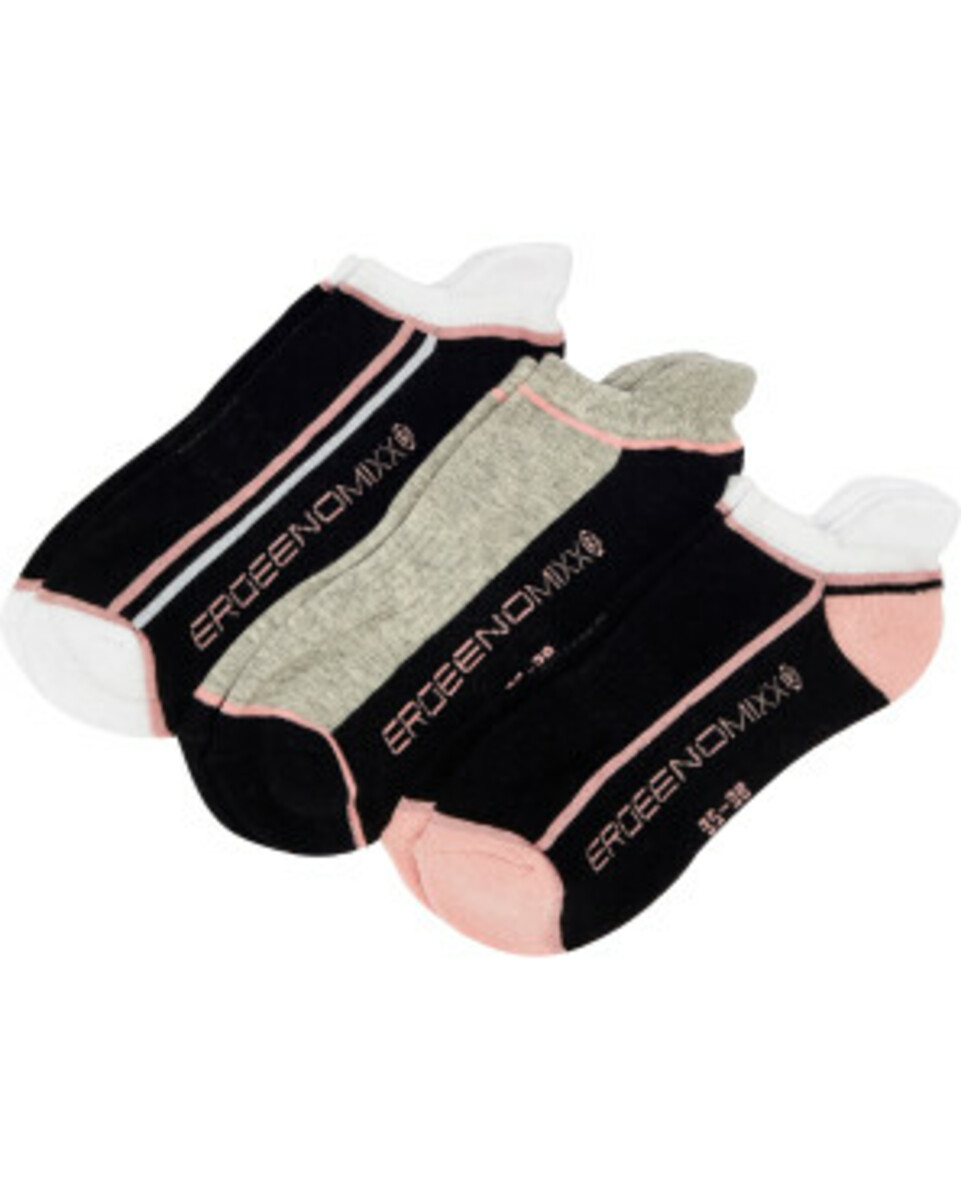 Bild 1 von Mehrfachpack Sport-Sneakersocken
       
      3er-Pack, Ergeenomixx
     
      schwarz