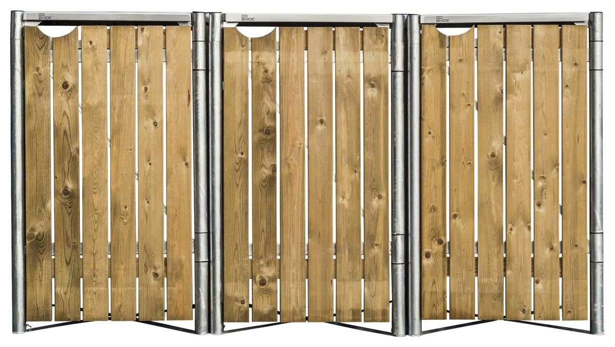 Bild 1 von MÜLLTONNENBOX HIDE MÜLLTONNENBOX 240L HOLZ, Naturfarben