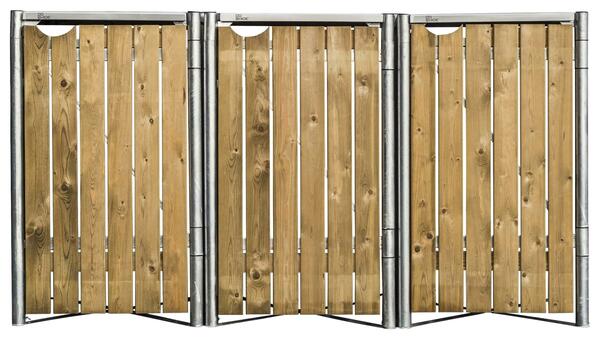 Bild 1 von MÜLLTONNENBOX HIDE MÜLLTONNENBOX 240L HOLZ, Naturfarben