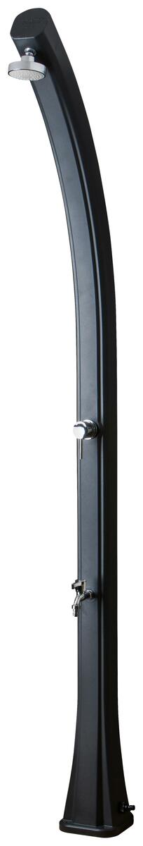 Bild 1 von Solardusche SSR25 aus Edelstahl max. 219cm, Schwarz