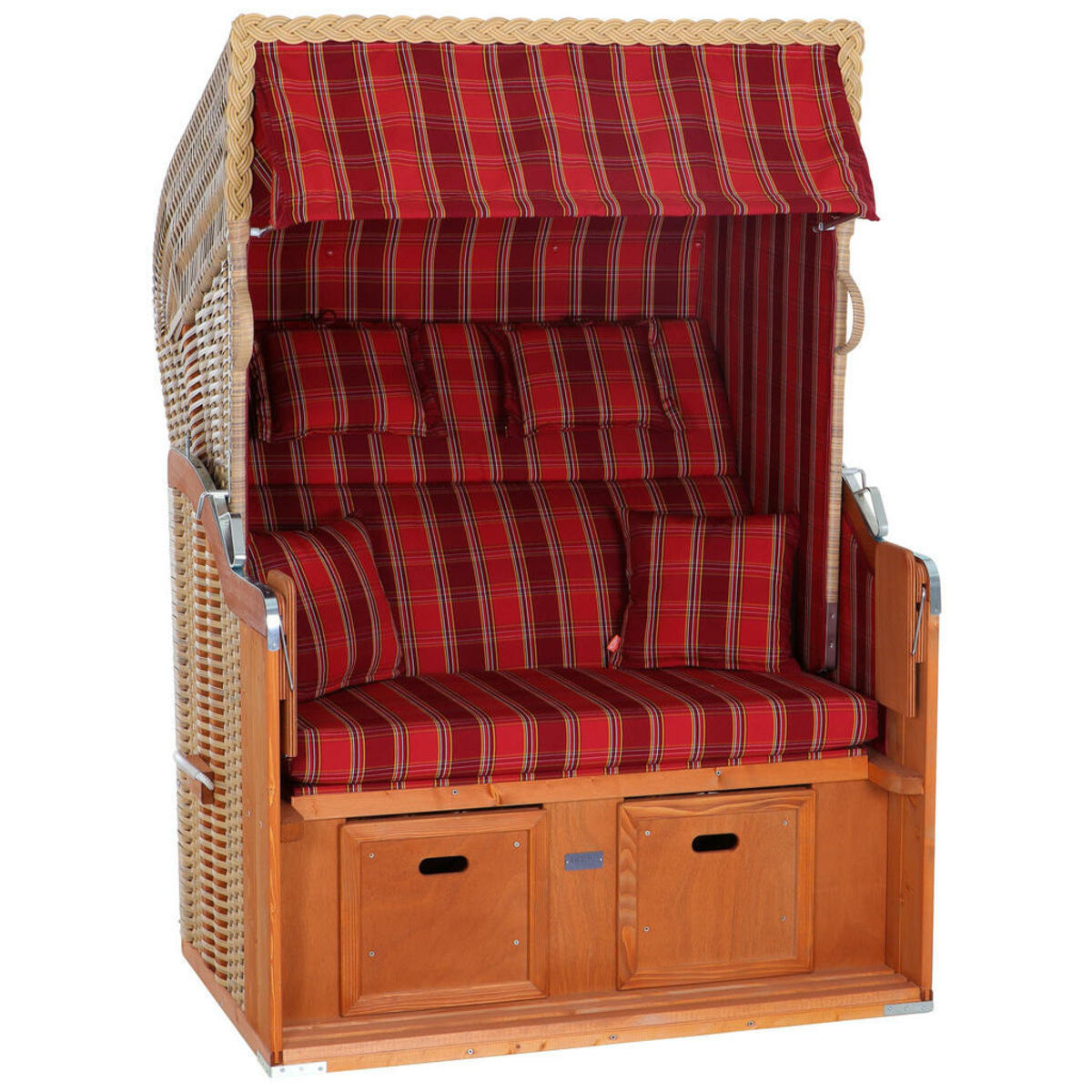 Bild 1 von Siena Garden Strandkorb, 120x160x90 cm, Gartenmöbel, Strandkörbe