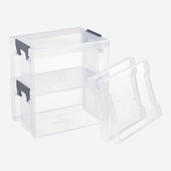 Bild 1 von Mini-Boxen zum Stapeln, verschiedene Sets ,White