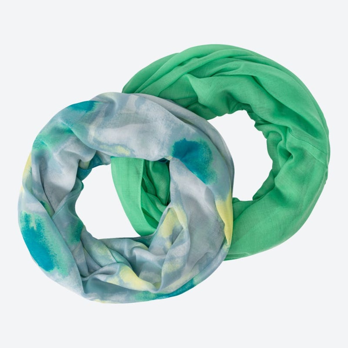 Bild 1 von Damen-Loop-Schal, 2er-Pack ,Green