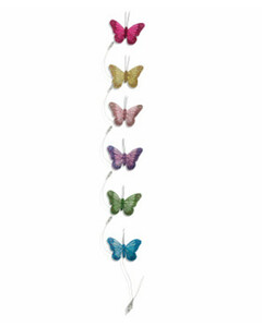 Girlande mit Schmetterlingen
       
      ca. 130 cm
     
      bunt