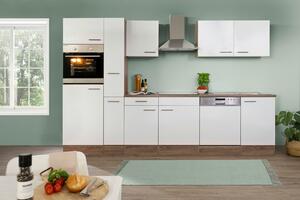 KÜCHENLEERBLOCK LBKB310EYW, Weiß, Eichefarben