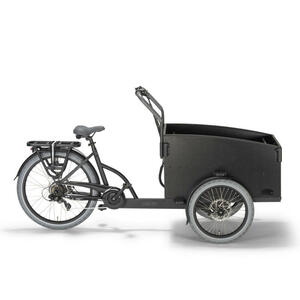 VILLETTE Villette Cargeau Elektro-Lastenrad mit Hinterradmotor schwarz/grau