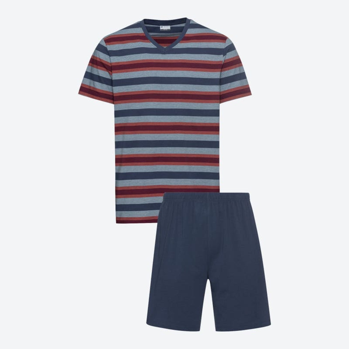 Bild 1 von Herren-Shorty mit Streifendesign, 2-teilig ,Blue