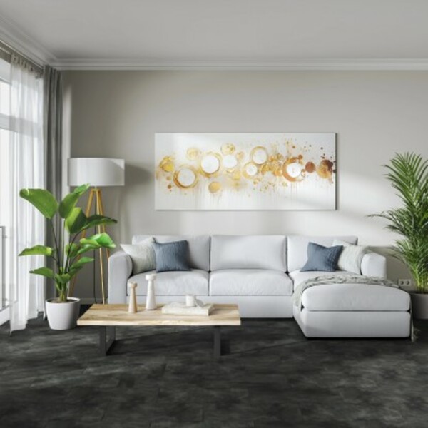 Bild 3 von Cersanit Bodenfliese Togo Feinsteinzeug Graphit Matt 29,8 cm x 59,8 cm