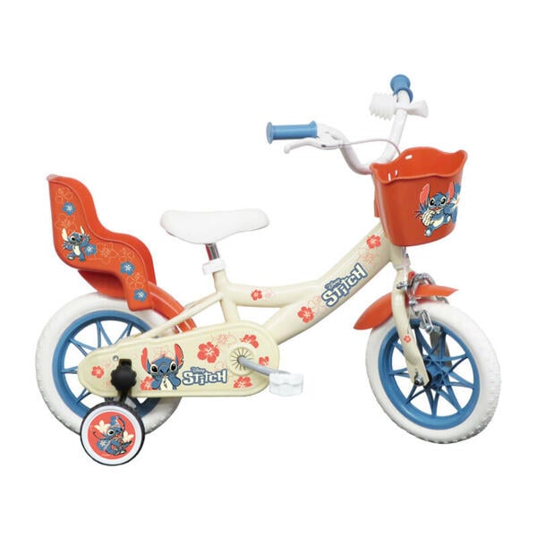 Bild 1 von VOLARE BICYCLES Stitch Stitch Kinderfahrrad Mädchen 12 Zoll Creme Korallenblau