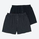 Bild 1 von Herren-Boxershorts mit Muster, 2er-Pack ,Dark-blue