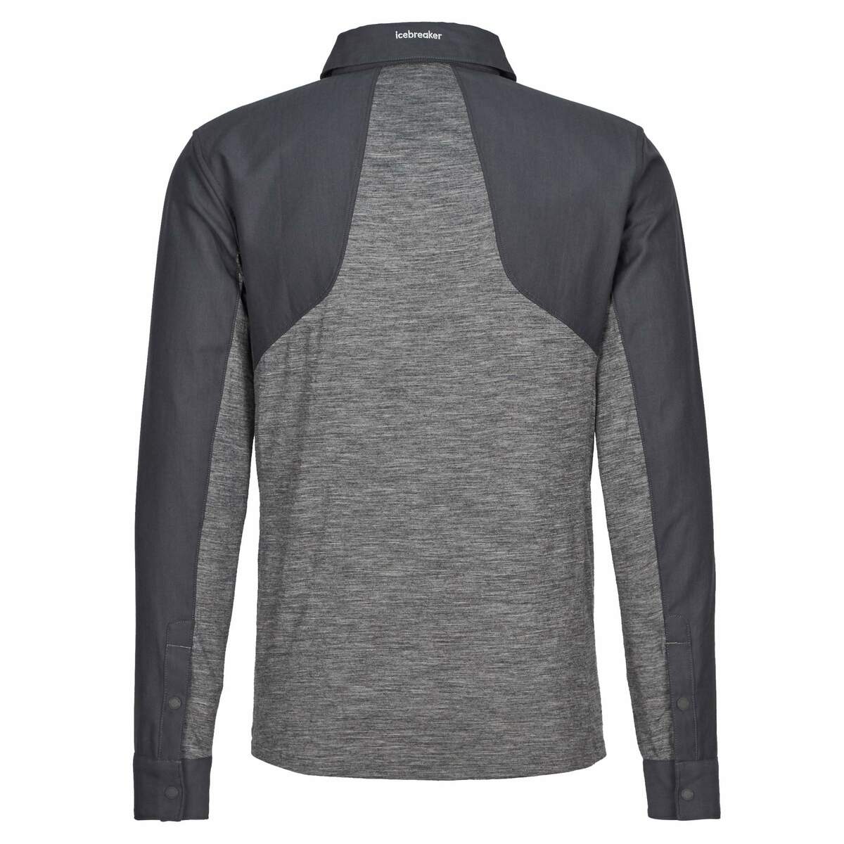 Bild 2 von Icebreaker
              
                Icebreaker M HIKE LS TOP Herren Outdoor Hemd MONSOON/GRITSTONE HTHR/CB