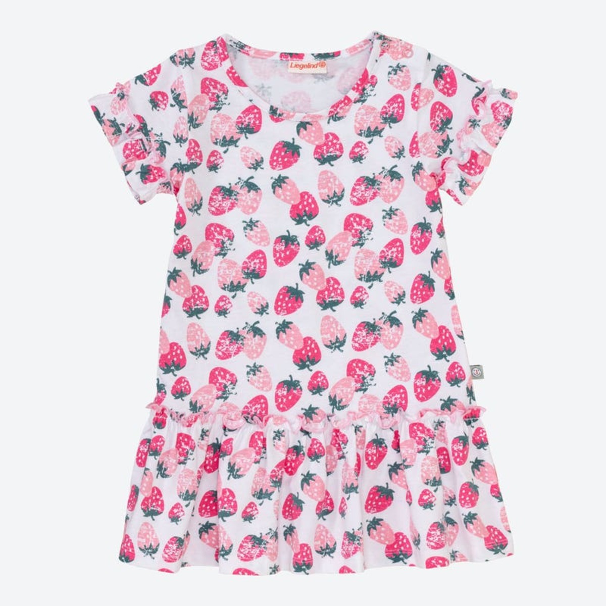 Bild 1 von Baby-Mädchen-Kleid mit Erdbeer-Muster ,Pink
