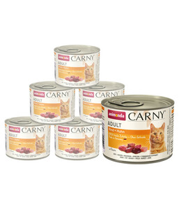 animonda CARNY® Nassfutter für Katzen Adult, 6 x 200 g