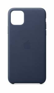 iPhone 11 Pro Max Leder Case - Mitternachtsblau Handyhülle