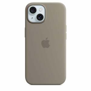 iPhone 15 Silikon Case mit MagSafe - Tonbraun