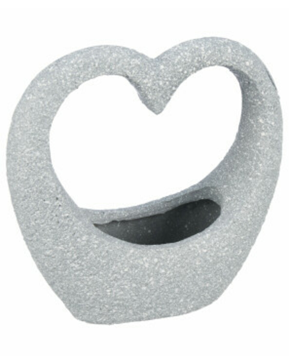 Bild 1 von Pflanztopf in Herzform
       
      ca. 15,5 x 6 x 17 cm
     
      hellgrau