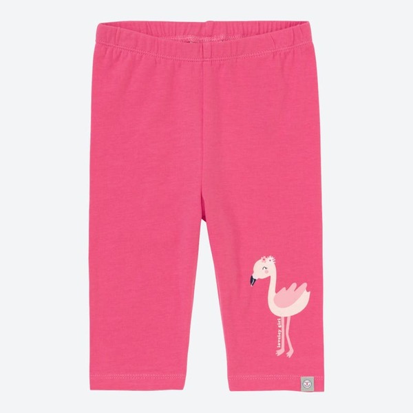 Bild 1 von Baby-Mädchen-Caprihose mit Flamingo-Aufdruck ,Pink