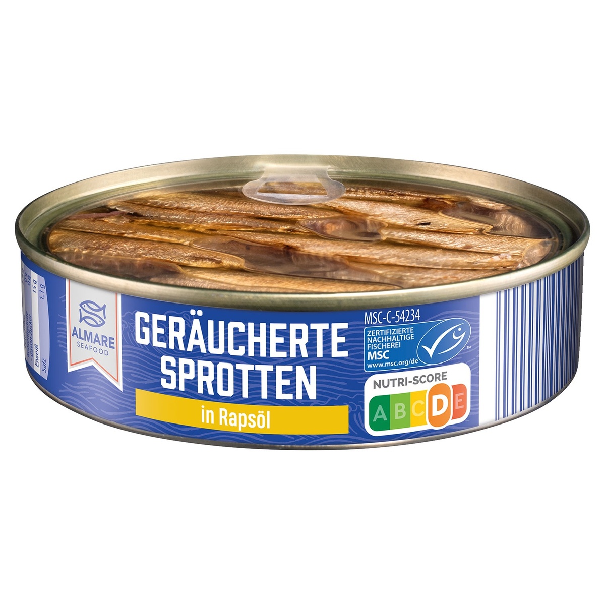 Bild 1 von ALMARE Geräucherte Sprotten 160 g