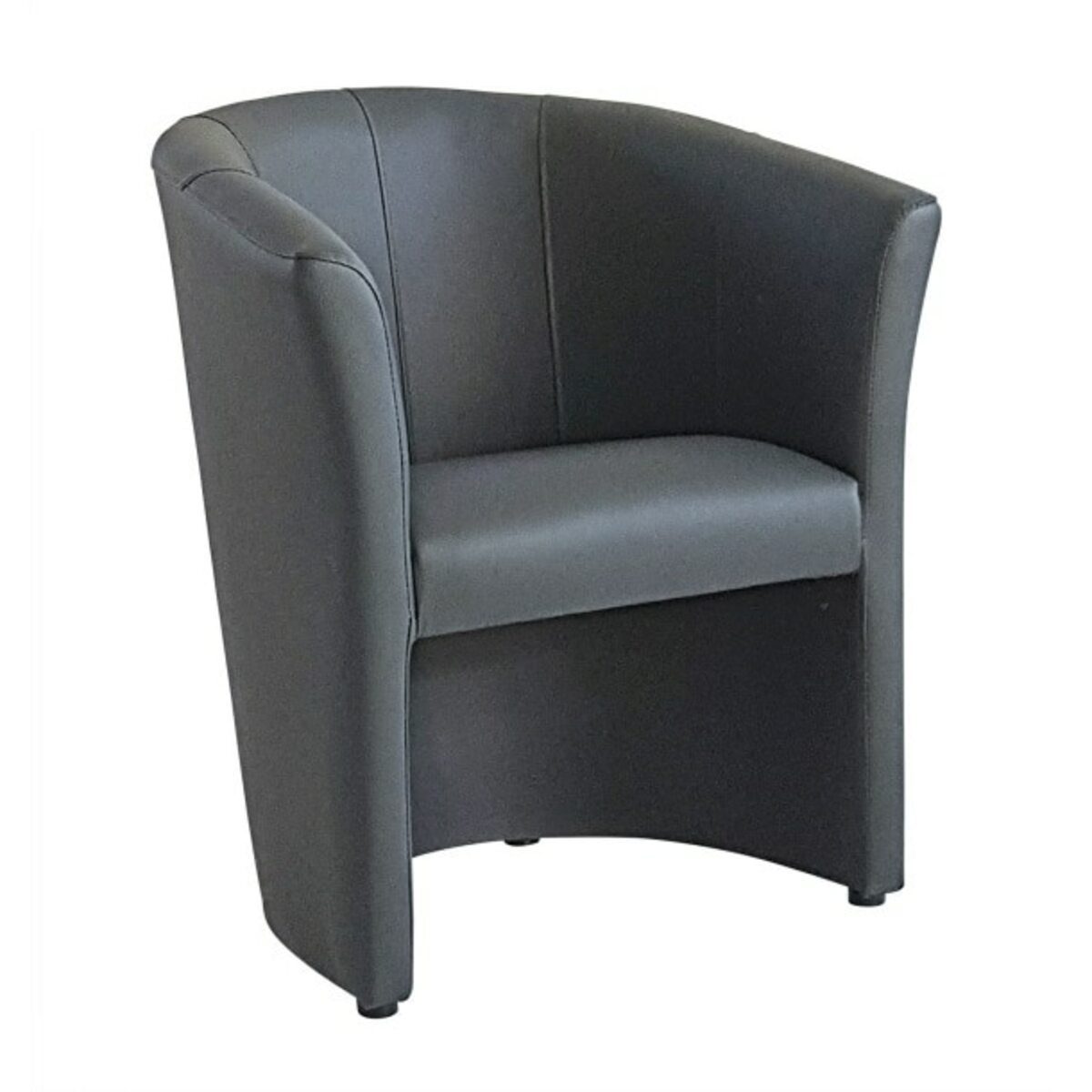 Bild 1 von Cocktailsessel Boston Kunstleder grau