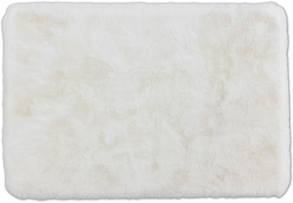 Bild 1 von Badematte Bali SCHÖNER WOHNEN-Kollektion, Höhe 29 mm, rutschhemmend beschichtet, fußbodenheizungsgeeignet, Polyester, rechteckig, Weiß