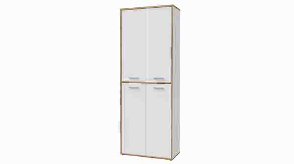 Bild 1 von Mehrzweckschrank weiß - Artisan Eiche 226 cm - KEFLAVIK