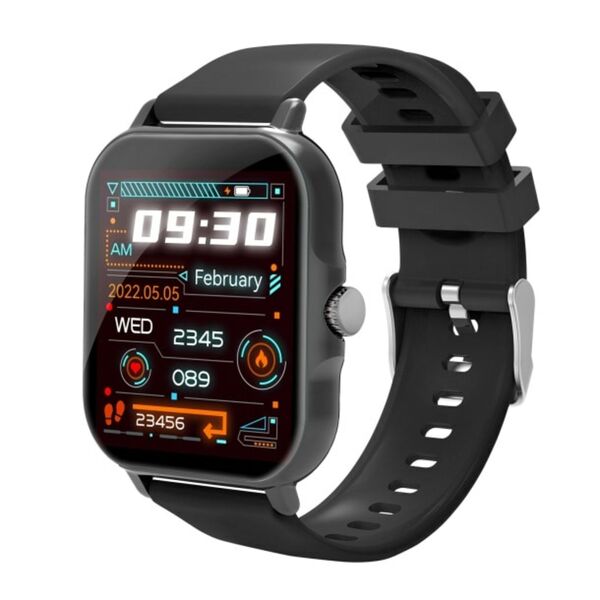Bild 1 von Smartwatch für Android IOS 1,81 Zoll Touchscreen Herzfrequenz Schritte Anrufe Musik schwarz Fitnessarmband