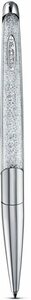 Swarovski Kugelschreiber Crystalline Nova, weiß, verchromt, 5534324, mit Swarovski® Kristallen, Silberfarben|weiß