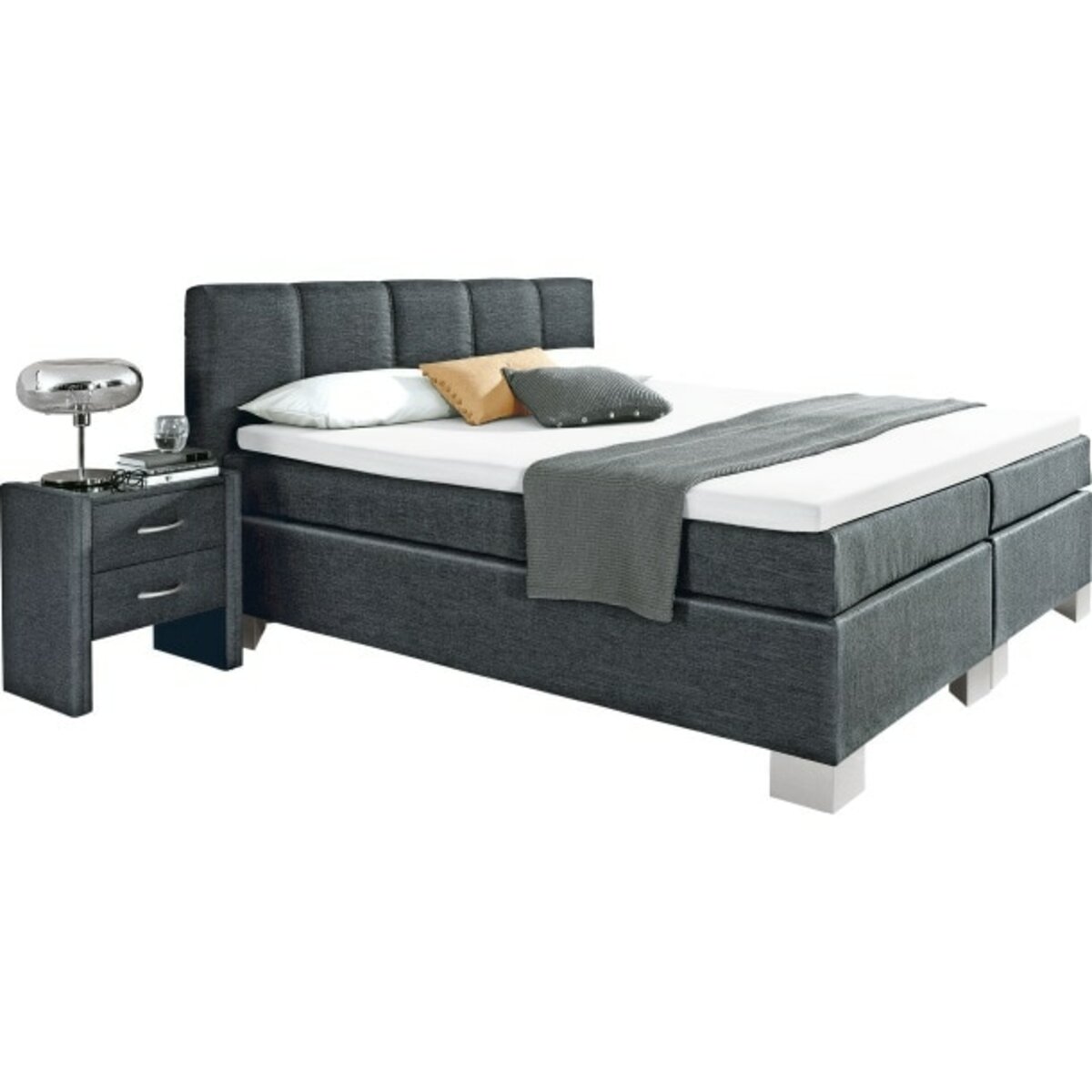 Bild 1 von Boxspringbett Holiday Anthrazit 180 x 200 cm