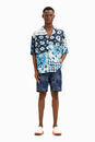 Bild 2 von Fließend fallendes Hawaii-Hemd Batik