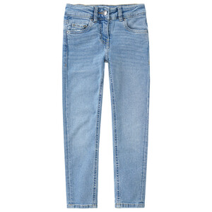 Mädchen Skinny-Jeans im 5-Pocket-Style HELLBLAU