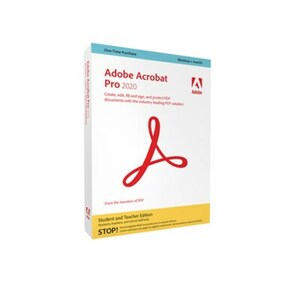 Adobe Acrobat Pro 2020 | Studenten & Lehrer | Box & Produktschlüssel