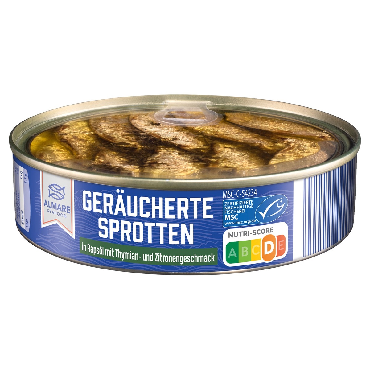 Bild 2 von ALMARE Geräucherte Sprotten 160 g