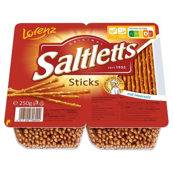 Bild 1 von LORENZ Saltletts-Sticks 250 g