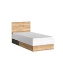 Bild 1 von Bett Twenty Eiche Castello-Optik Weiß Graphit 90x200 cm