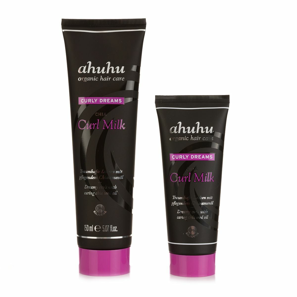 Bild 1 von ahuhu organic hair care Curly Dreams Chia Curl Milk 150ml + 75ml
