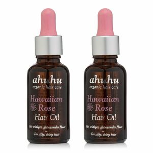 ahuhu organic hair care Hawaiin Rose Hair Oil Duo 2x30ml