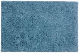 Badematte Bahamas Uni SCHÖNER WOHNEN-Kollektion, Höhe 30 mm, fußbodenheizungsgeeignet, Baumwolle, rechteckig, beidseitig verwendbar, Blau