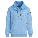 Bild 1 von Damen Sweatshirt mit Schalkragen HELLBLAU