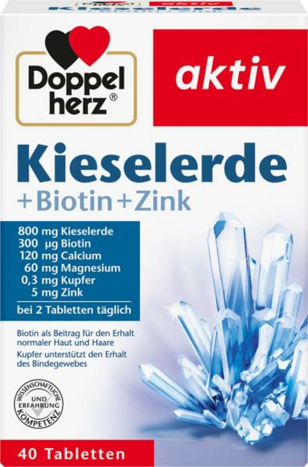 Bild 1 von Doppelherz aktiv Kieselerde + Biotin + Zink