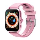 Bild 1 von Smartwatch für Android IOS 1,81 Zoll Touchscreen Herzfrequenz Schritte Anrufe Musik pink Fitnessarmband