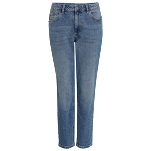 Damen Straight-Jeans im Cropped-Style BLAU