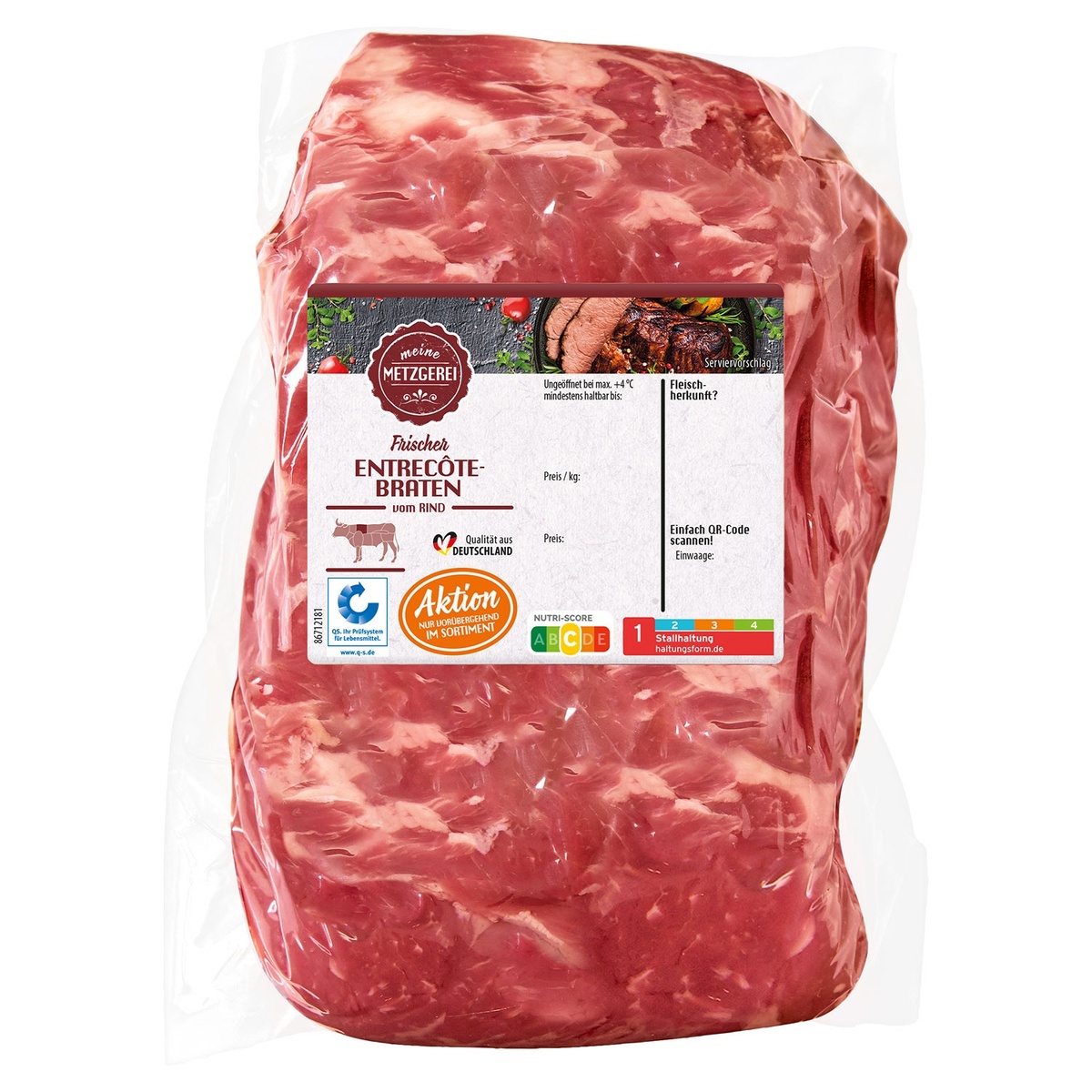 Bild 1 von MEINE METZGEREI Entrecôte-Braten 1 kg