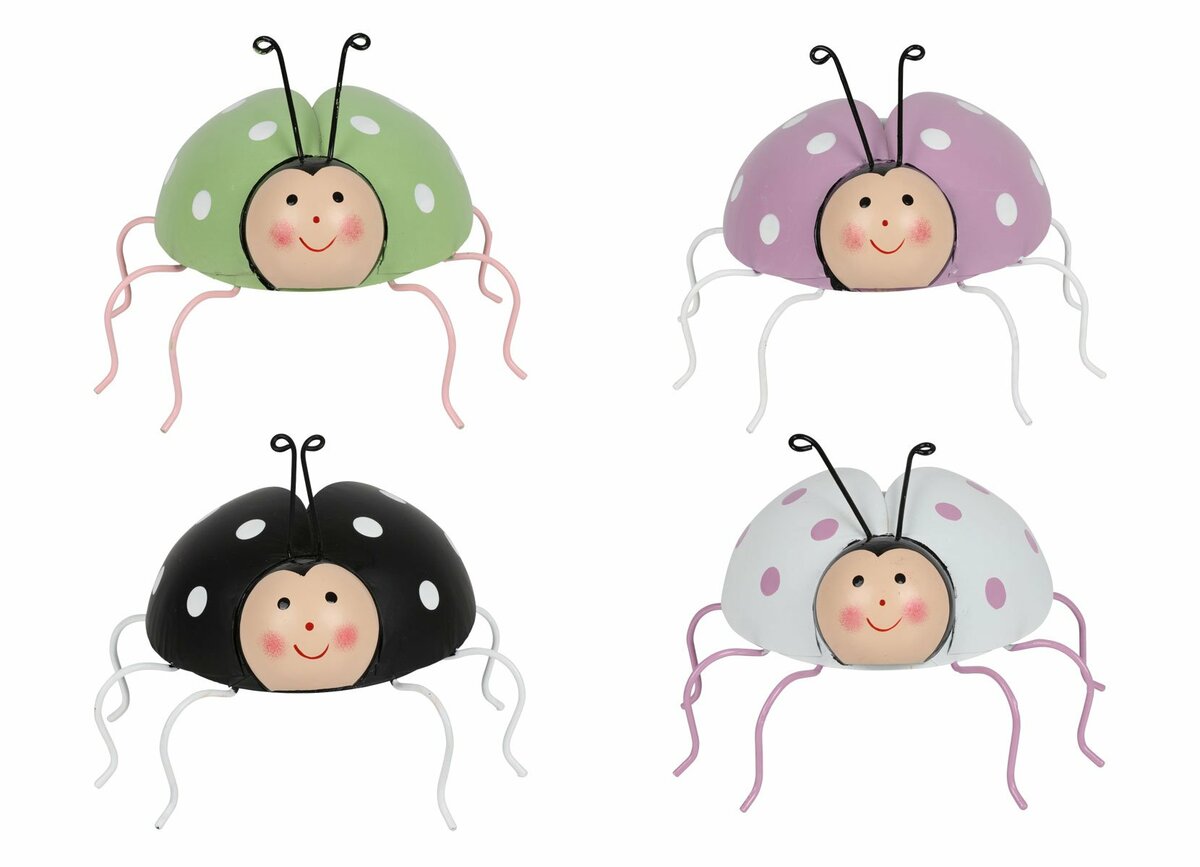 Bild 1 von Deko-Marienkäfer aus Metall 15x11x12cm