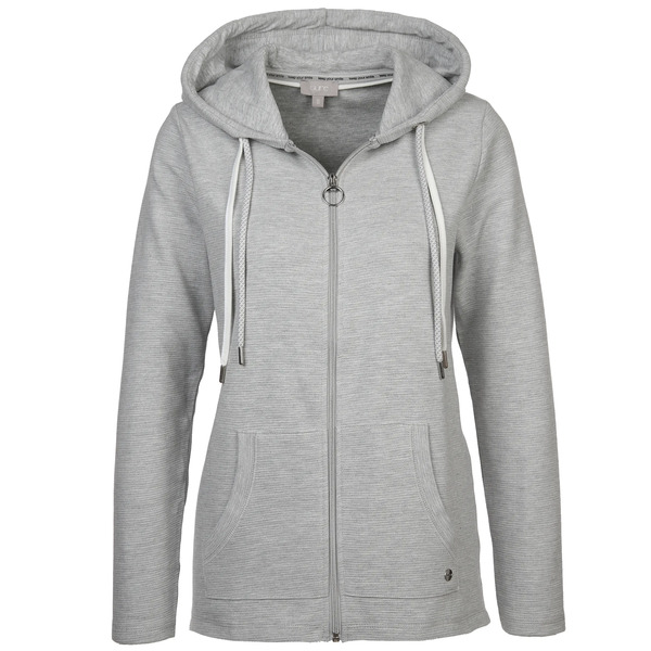 Bild 1 von Damen Sweatjacke mit Kapuze
                 
                                                        Grau