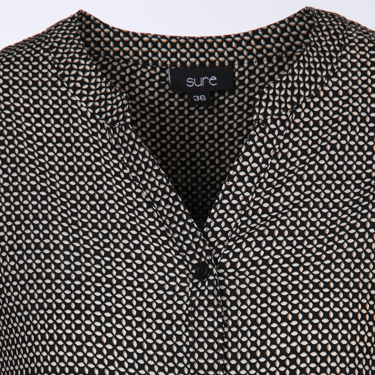 Bild 3 von Damen Viskose Bluse mit Minimalprint
                 
                                                        Schwarz