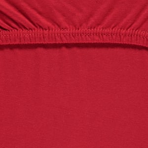 Jersey-Spannbetttuch 150 x 200 cm
                 
                                                        Rot