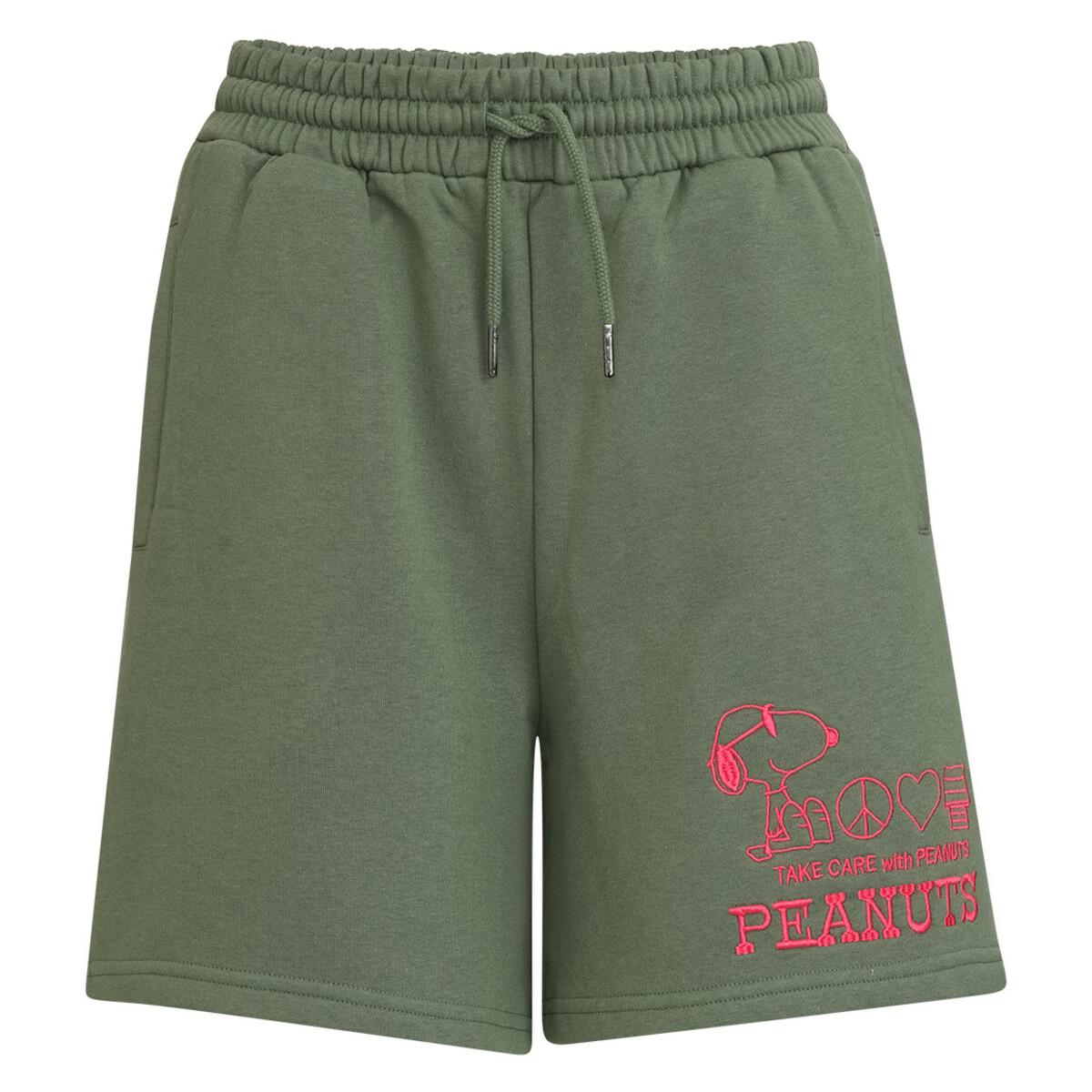 Bild 1 von Peanuts Joggingshorts mit Stickerei DUNKELGRÜN