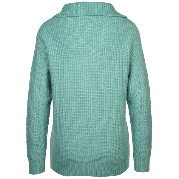 Bild 2 von Damen Stricktroyer meliert
                 
                                                        Türkis