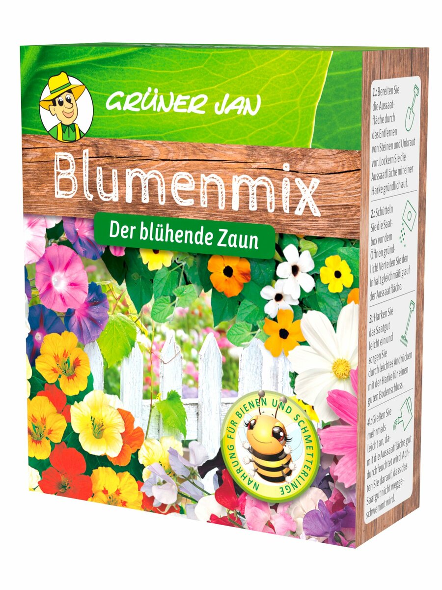 Bild 1 von Blumenmix-Saat 'Blühender Zaun'