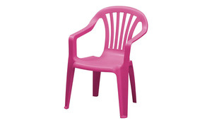 Kinder-Stapelsessel rosa/pink Maße (cm): B: 38 H: 52 T: 38 Garten
